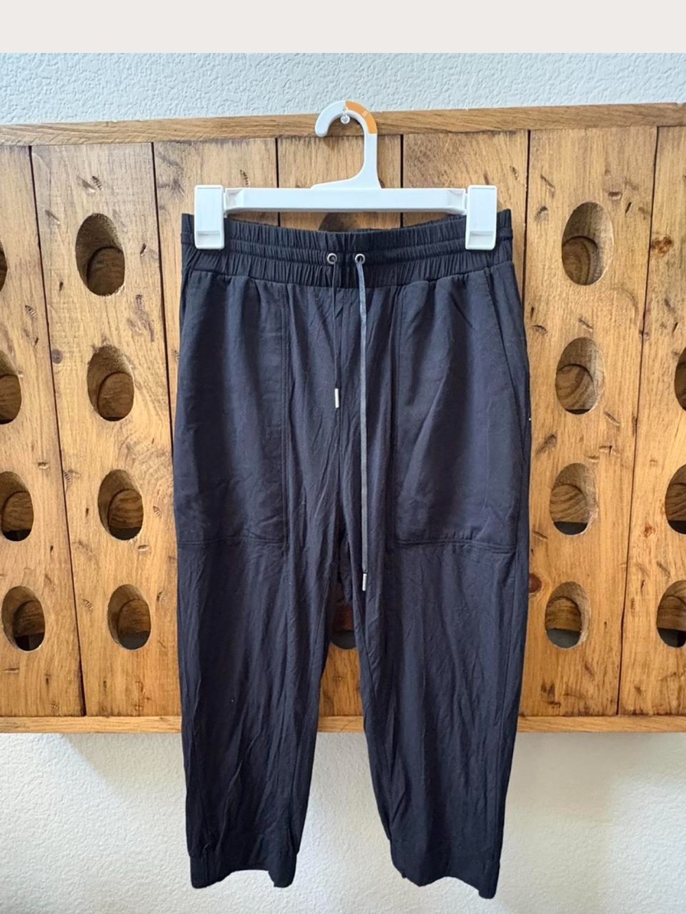 Helmut Lang Black Drawstring Jogger Pants
